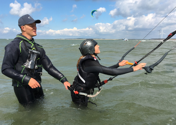 kitesurf basiscursus les 1