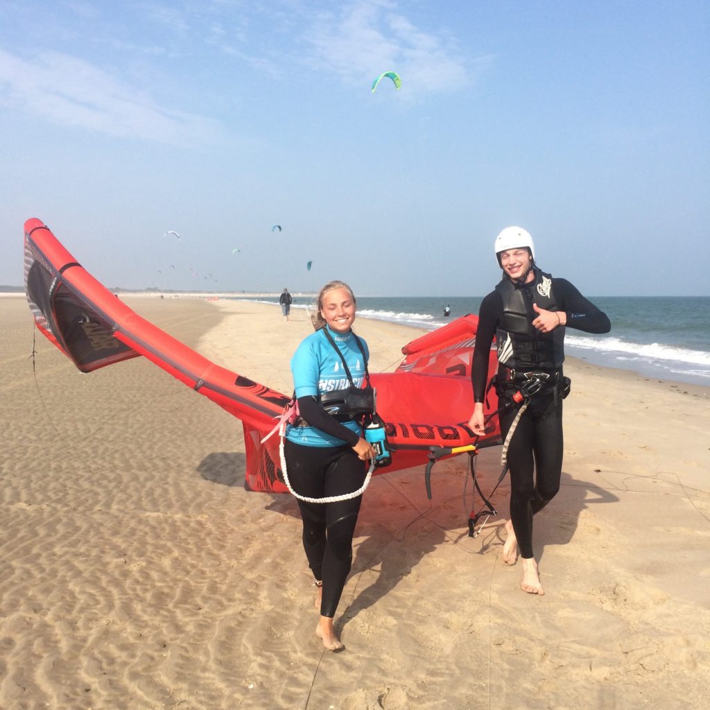 kitesurf vervolgcursus les 2